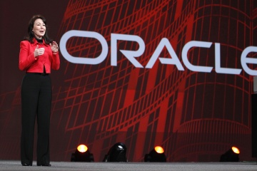 Safra Catz, co-president and chief financial officer of Oracle Corp., speaks during the Oracle OpenWorld 2011 conference in San Francisco on Oct. 5, 2011.&nbsp;[time.com]