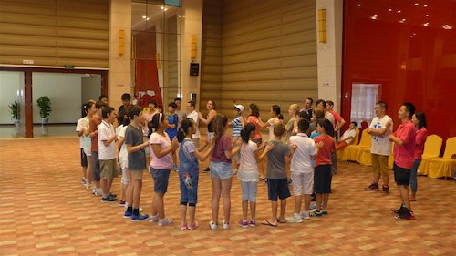 Group dancing at the Bluestar International Summer Camp [Women of China/Yao Yao]