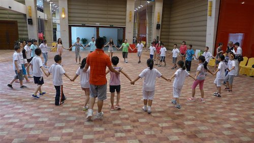 Group dancing at the Bluestar International Summer Camp [Women of China/Yao Yao]