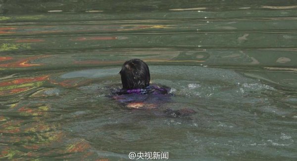 Dama Rescues Drowning Boy in SW China's Guizhou