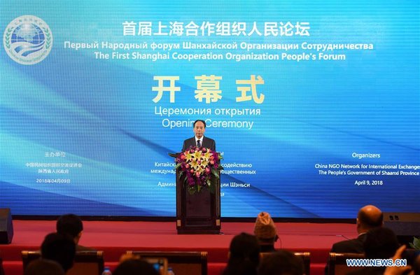 First SCO People's Forum Opens in Xi'an