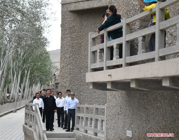 Xi Visits Cultural Heritage Site in Gansu Xi Visits Cultural Heritage Site in Gansu