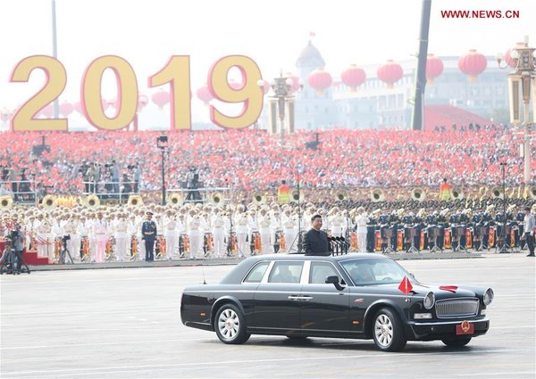 President Xi Reviews Armed Forces on National Day for First Time