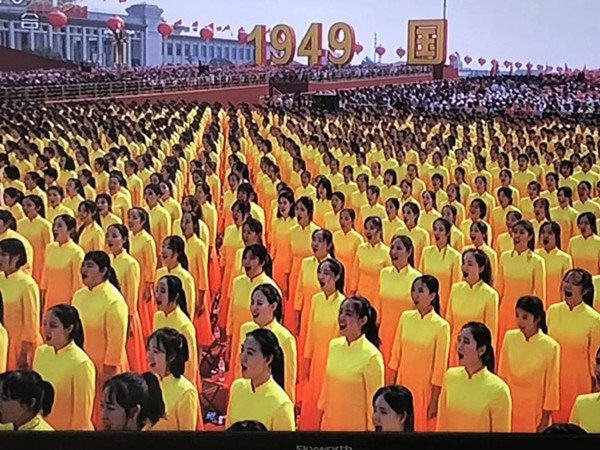 Militia Women and Choir from CWU Attend National Day Parade