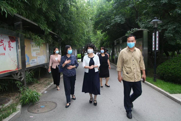 Cai Shumin Inspects CWU's Preparations for Autumn Semester, Epidemic Prevention Work