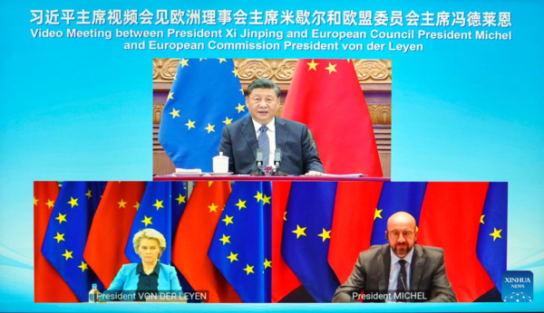 Xi Calls on China, EU to Add Stabilizing Factors to Turbulent World