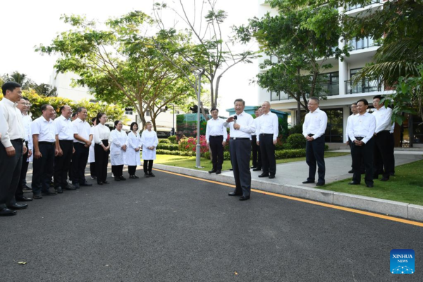 Xi Inspects South China's Hainan Province