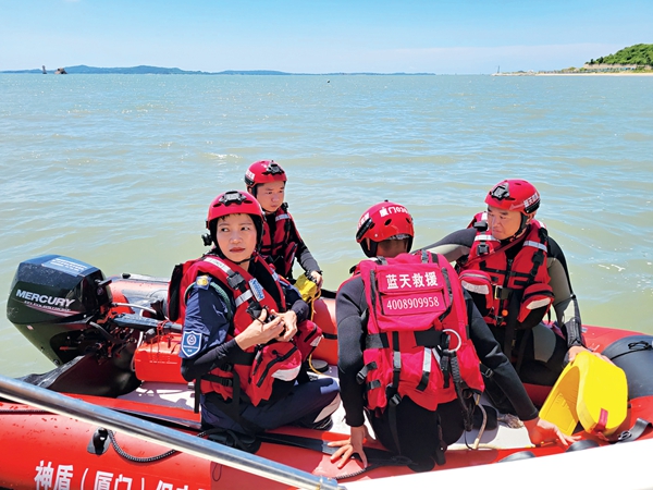 Blue Sky Rescue Team Captain Saving Lives – with Love