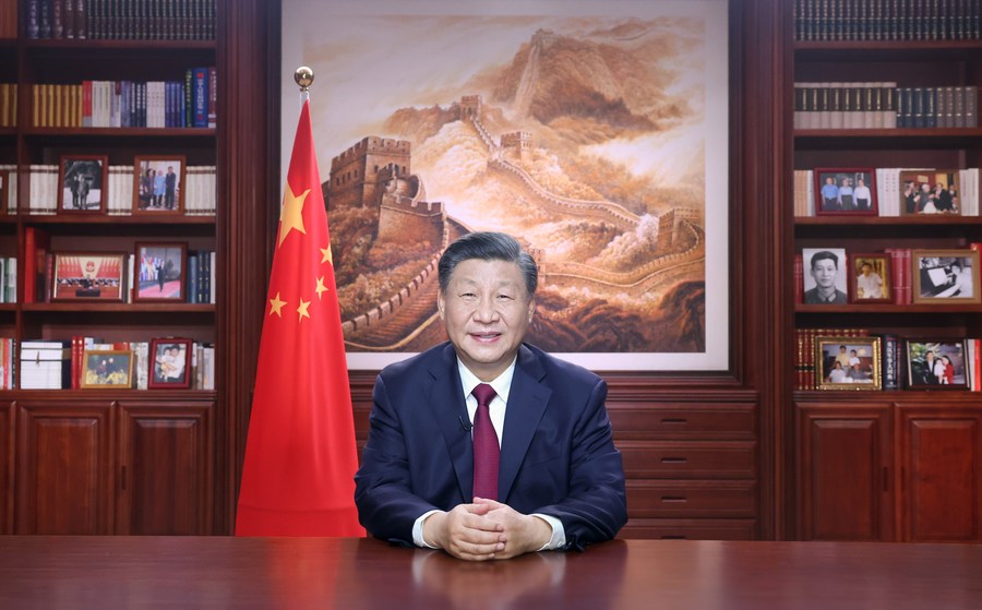 Xi Focus: Ringing in 2023, Xi Stresses Hard Work, Unity to Make Tomorrow's China a Better Place