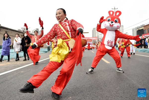Various Folk Cultural Activities Held to Welcome Upcoming Lantern Festival in China