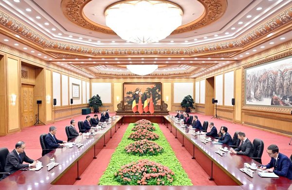 Xi, Belgian PM Meet in Beijing, Agreeing to Enhance Ties