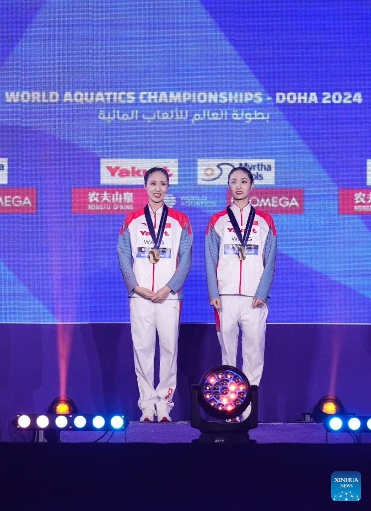 Chinese Artistic Swim Sister Duo Bags Back-to-Back Golds at Doha Swimming Worlds