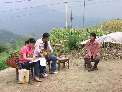 重庆云阳县在项目村做基线调查
