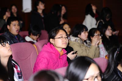An attendee at Zhang's book launch [Women of China/Zhang Jiamin]