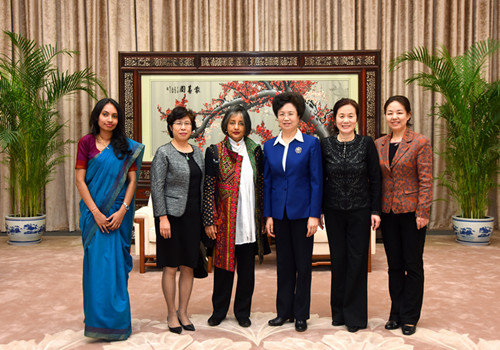 ACWF VP Meets Visiting Sri Lanka Delegation