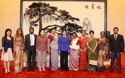 ACWF President Meets Sri Lankan Delegation