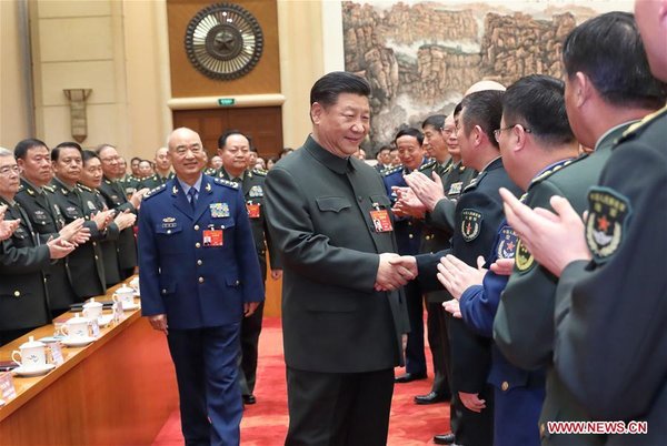 Xi Stresses Timely Completion of Military Development Goals