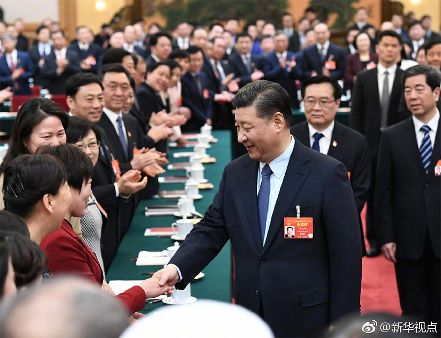 Xi Extends Greetings to Women on International Women's Day