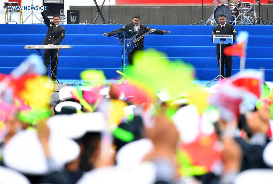Military Music Display Held for Chinese Navy's 70th Anniversary Military Music Display Held for Chinese Navy's 70th Anniversary