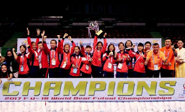 Hearing-Impaired Girls Win Football Title, Realize Dreams
