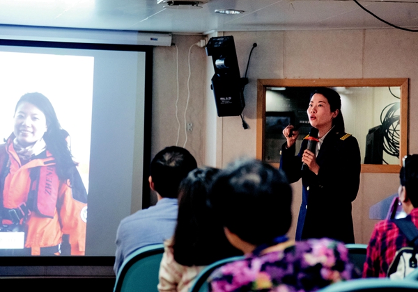 First Chinese Woman to Cross Arctic Ocean Still Navigating Brilliant Maritime Career