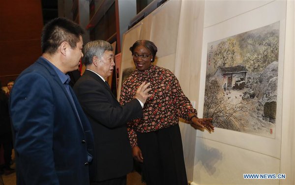 Chinese Paintings Exhibition Opens in Leicester