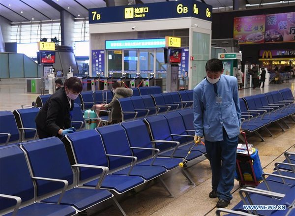 Beijing Railway Station Intensifies Preventive Measures to Curb Novel Coronavirus Epidemic Beijing Railway Station Intensifies Preventive Measures to Curb Novel Coronavirus Epidemic