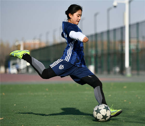 Tibetan Girl's Thirst for Football Undimmed by Pandemic