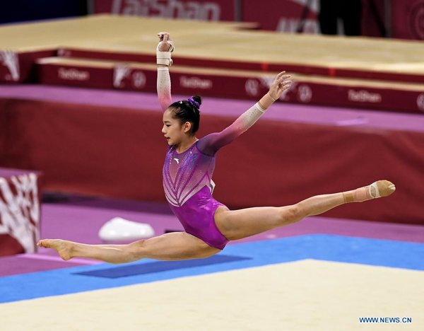 Lu Yufei Crowned as National All Around Gymnastics Queen