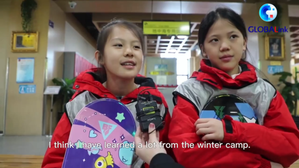 GLOBALink | Chinese Teens Enthusiastic About Winter Sports During Winter Break