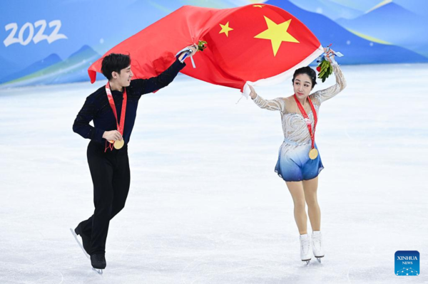 China's Sui/Han Win Figure Skating Pairs Title at Beijing Winter Olympics
