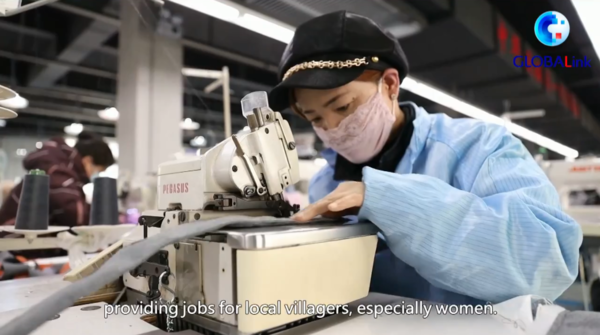 GLOBALink | More Job Opportunities Provided for Women in NW China County