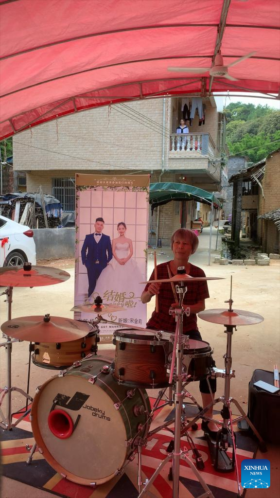 Across China: Never Too Late! 66-Year-Old Farmer Becomes Online Sensation as Skilled Drummer