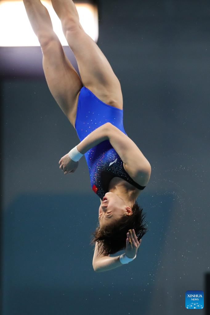 China's Chen, Quan Finish 1-2 in Women's 10m Platform at Budapest Worlds