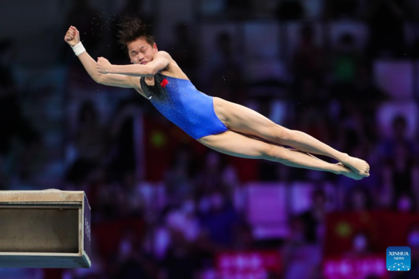 China's Chen, Quan Finish 1-2 in Women's 10m Platform at Budapest Worlds