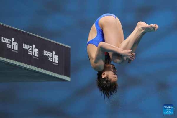 China's Chen, Quan Finish 1-2 in Women's 10m Platform at Budapest Worlds