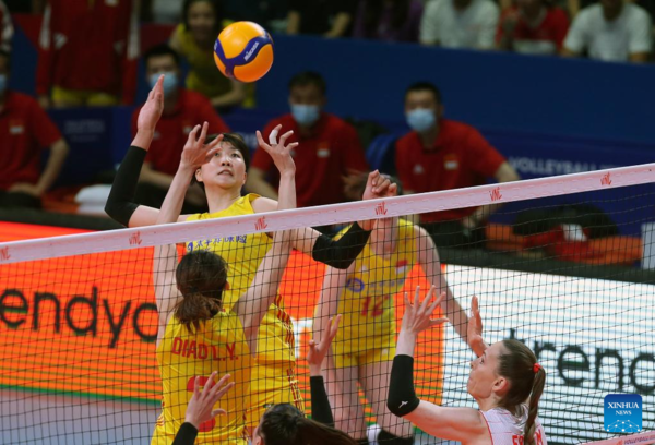 China Beats Turkey in Women's Volleyball Nations League