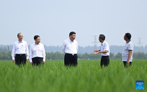 Xi Inspects Southwestern Chinese City of Meishan