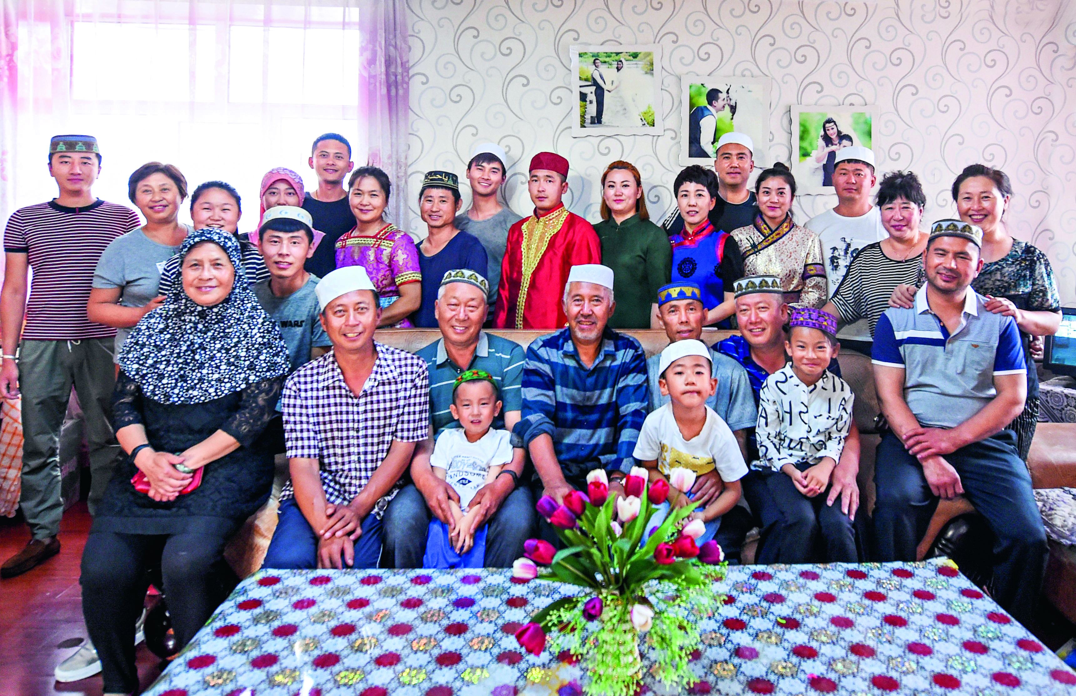 Multiethnic Family Lives in Harmony on Grassland