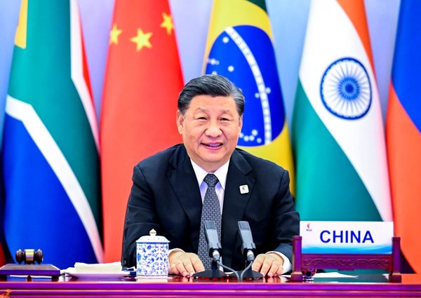 Xinhua Headlines: President Xi Calls for Peace, Development, Openness, Innovation to Build High-Quality BRICS Partnership
