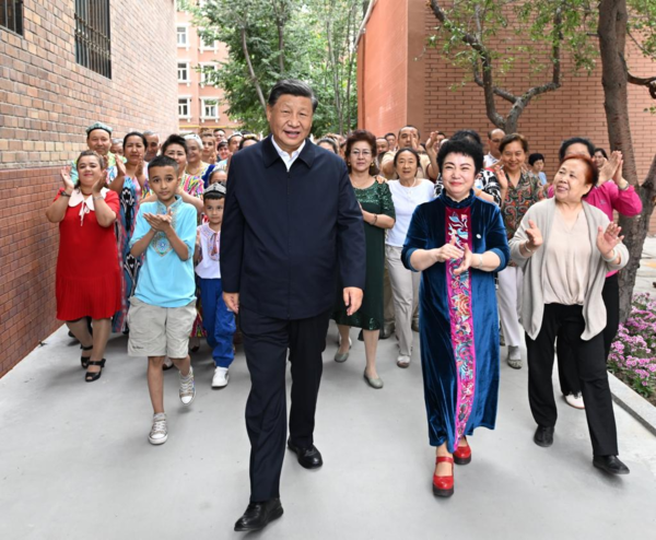 Xi Inspects Urumqi in China's Xinjiang