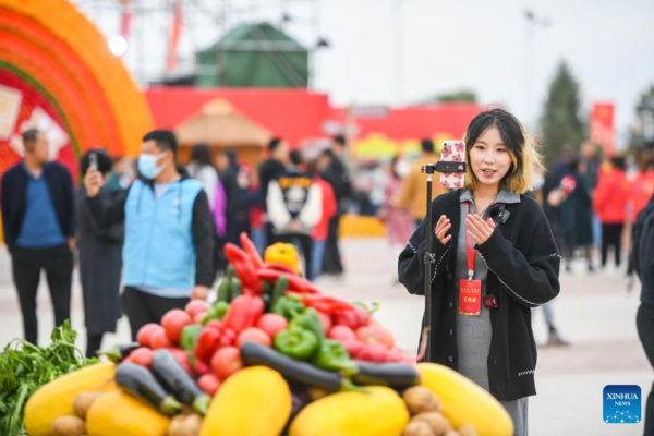 People Celebrate Upcoming Chinese Farmers' Harvest Festival in China's Inner Mongolia