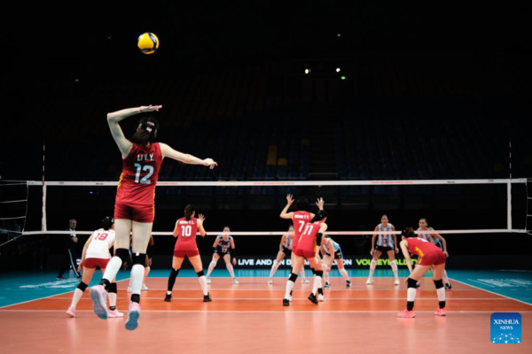 China Opens Women's Volleyball Worlds with Straight-Set Win over Argentina