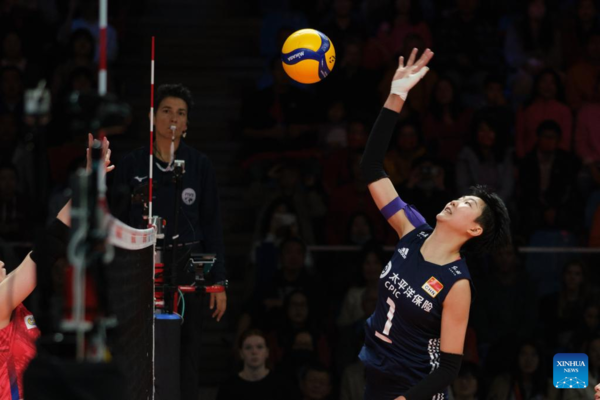 China Downs Japan for 3rd Straight Victory at Women's Volleyball Worlds