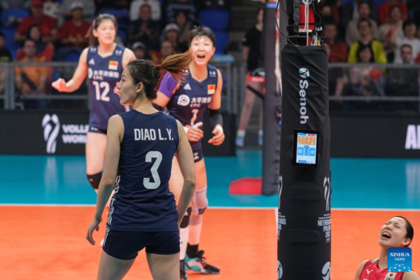 China Downs Japan for 3rd Straight Victory at Women's Volleyball Worlds