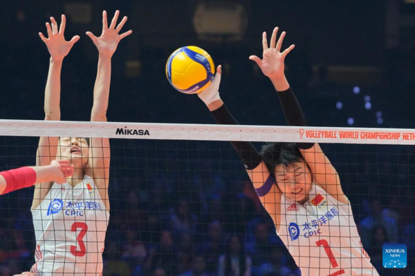 China Reaches Quarterfinals at Women's Volleyball Worlds with Straight-Sets Win over Belgium