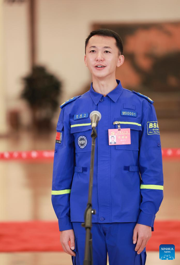 Delegates to 20th CPC National Congress Attend Interview in Beijing