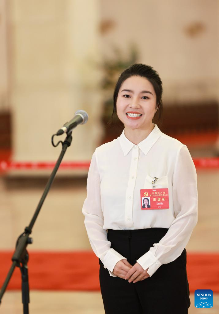Delegates to 20th CPC National Congress Attend Interview in Beijing