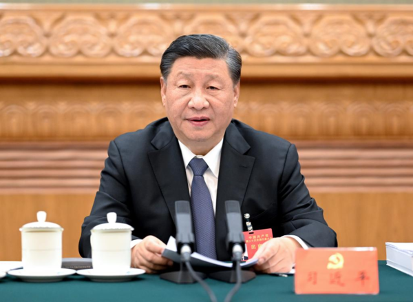 (CPC Congress) Xi Chairs 2nd Meeting of 20th CPC National Congress Presidium