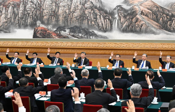 (CPC Congress) Xi Chairs 2nd Meeting of 20th CPC National Congress Presidium